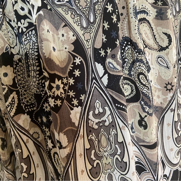 Caroline Morgan spaghetti strap maxi dress with brass beading details Size M - Picture 12 of 14